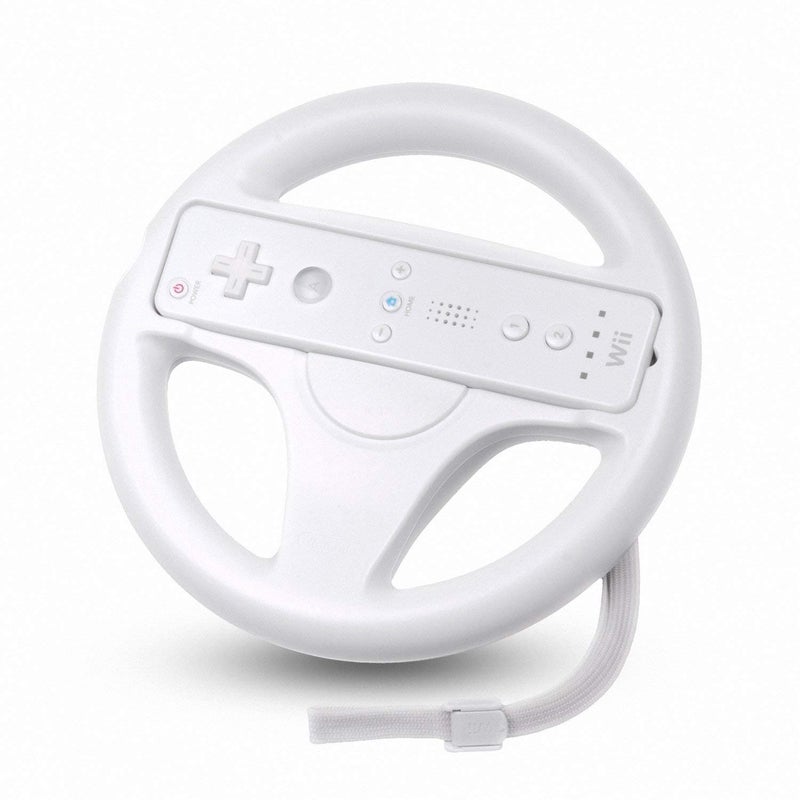 Beastron Mario Kart Racing Wheel, 2 Sets White Color Bundle - Image 3
